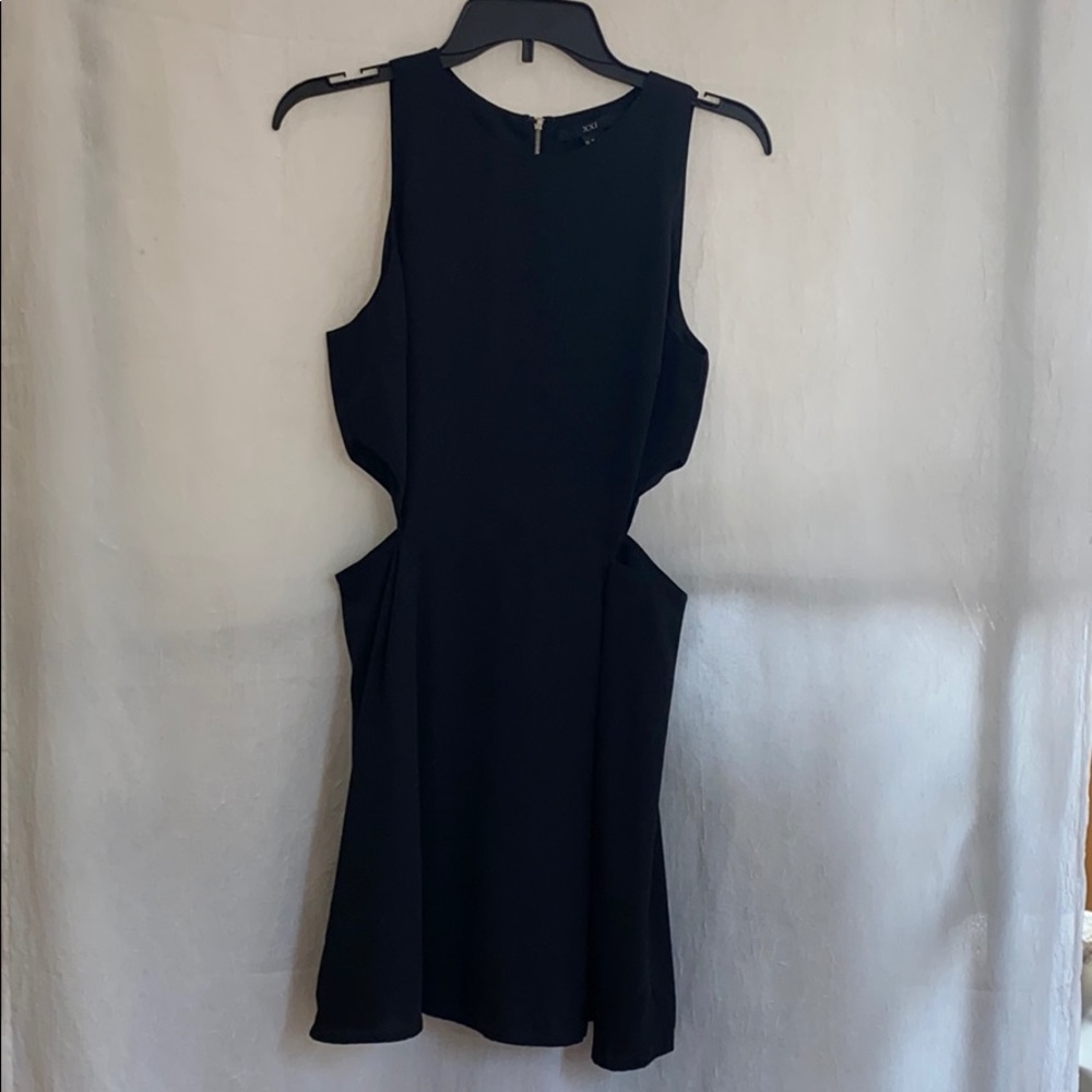 Black cut out dress